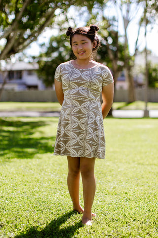 PULU GIRLS SKATER DRESS TD803-THIS ONE