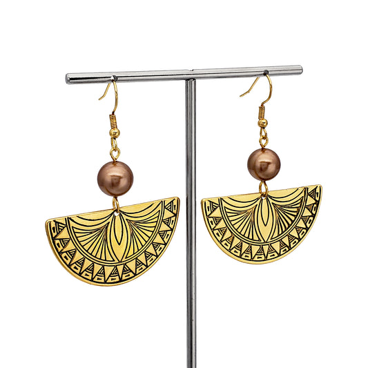 SIALEI EXCLUSIVE EDITION EARRING - BROWN