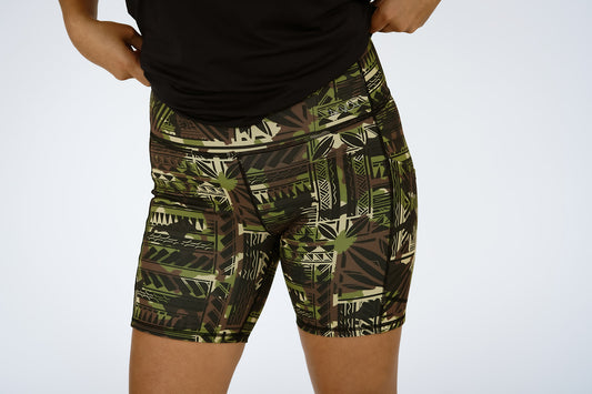 LADIES COMPRESSION TIGHT-CAMO LST001 (ALL SALES FINAL)