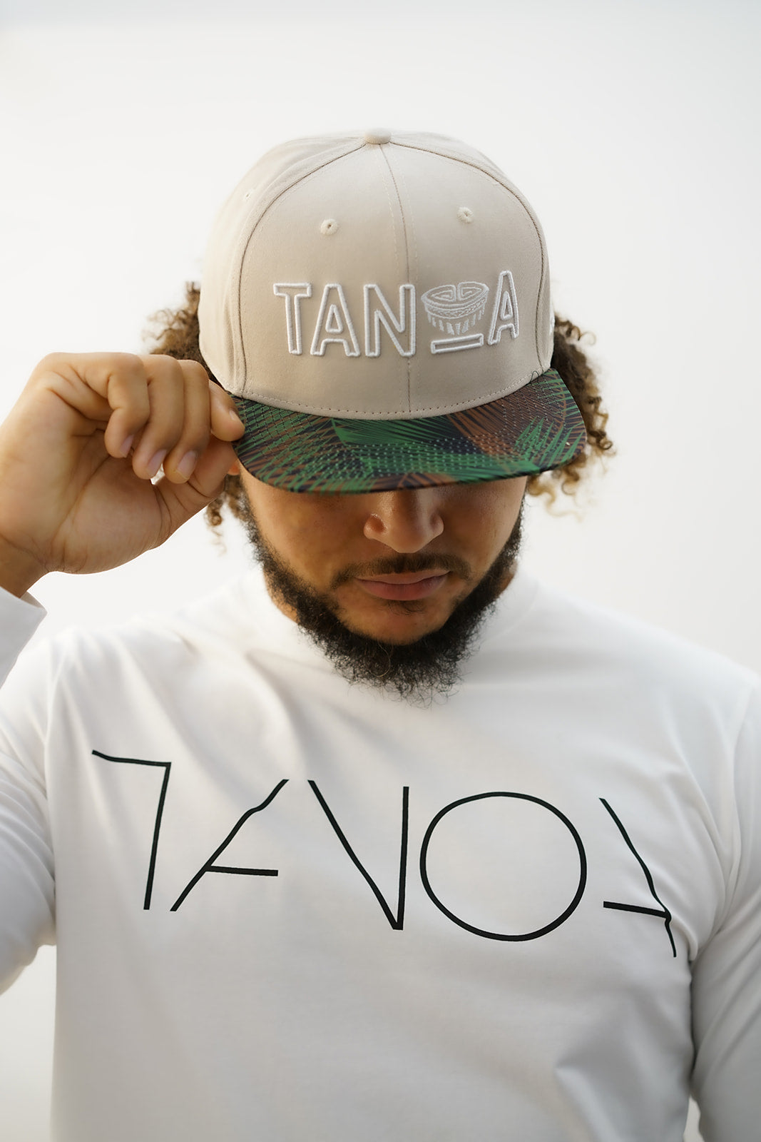 TANOA FLAT BRIM HAT-PALM (ALL SALES FINAL)