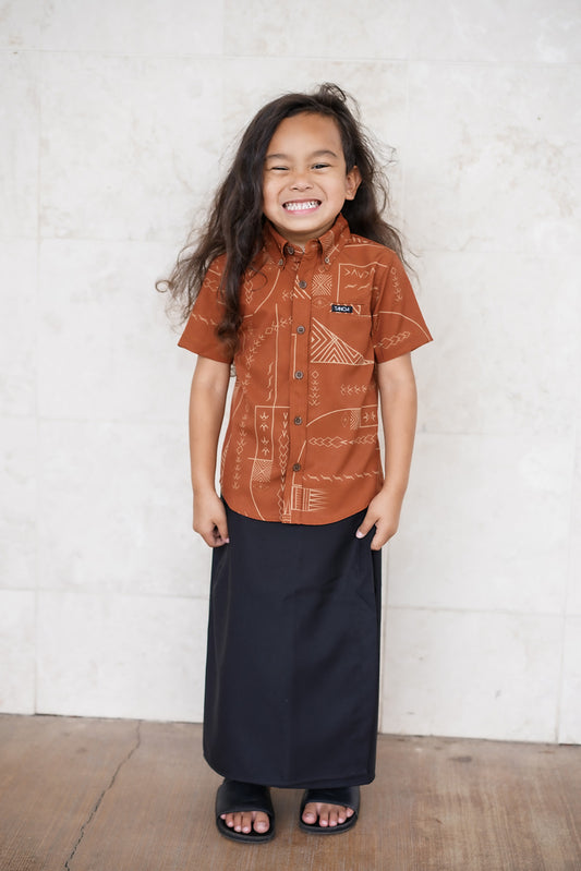 TUAA BOYS 4 WAY STRETCH SHIRT B4WS006 (ALL SALES FINAL)