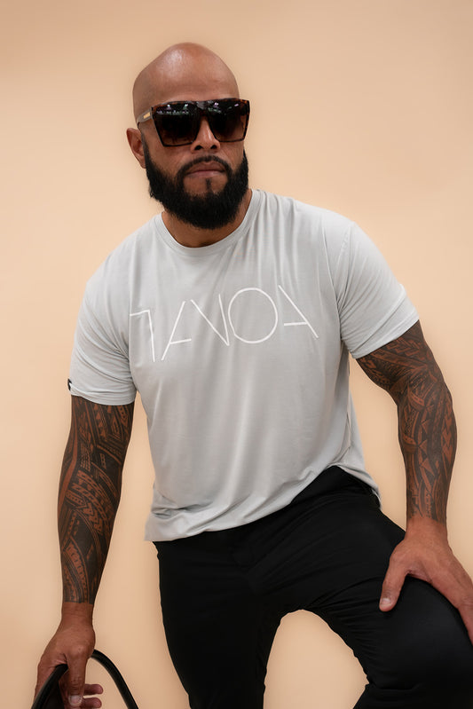 BAMBOO T SHIRT PO NEI - LIGHT GRAY #30